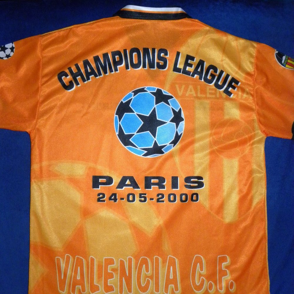 Valencia Champions League Jersey L! la liga spain